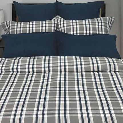 SIMON FLANNEL DUVET COVER SET